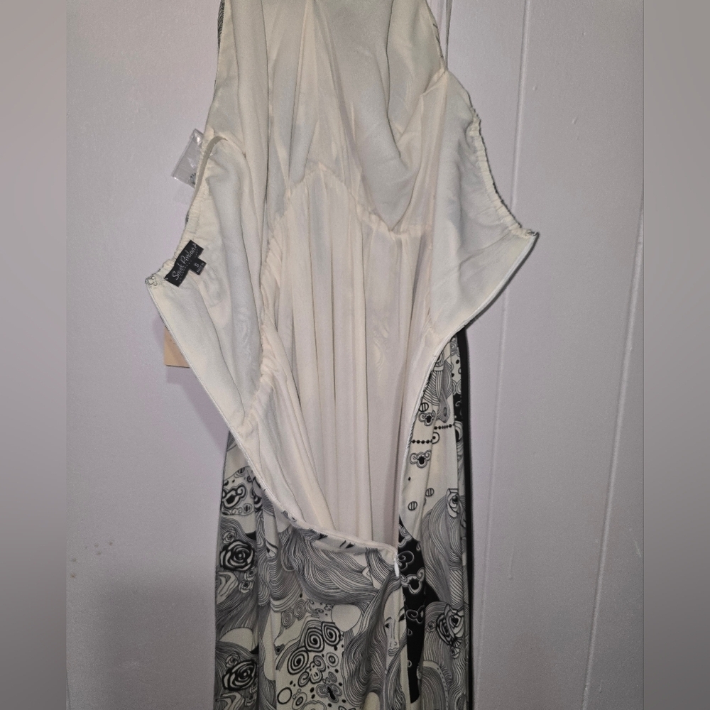 Smak Parlour Psychedelic Goddess Print Maxi Dress. Women's small - Picture 12 of 12